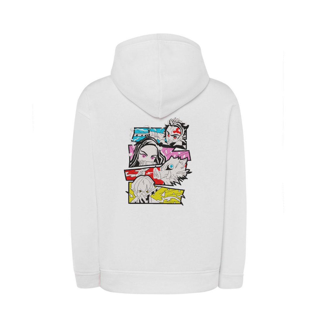 Inosuke Zenitsu Nezuko y Tanjiro 2