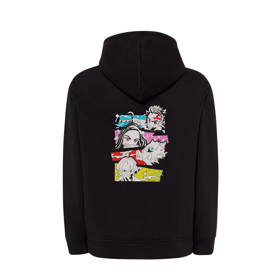 Inosuke Zenitsu Nezuko y Tanjiro 2