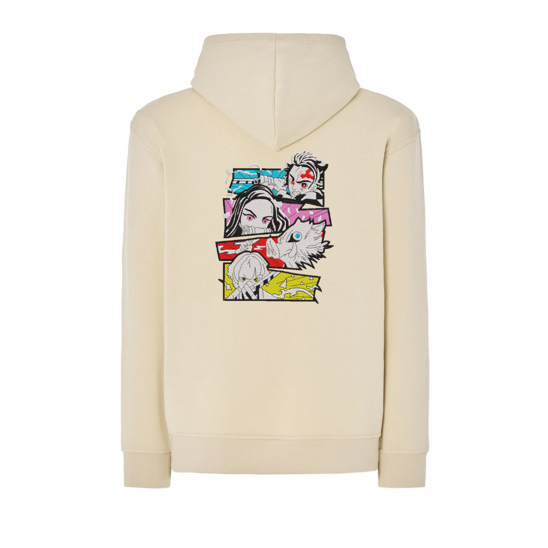 Inosuke Zenitsu Nezuko y Tanjiro 2