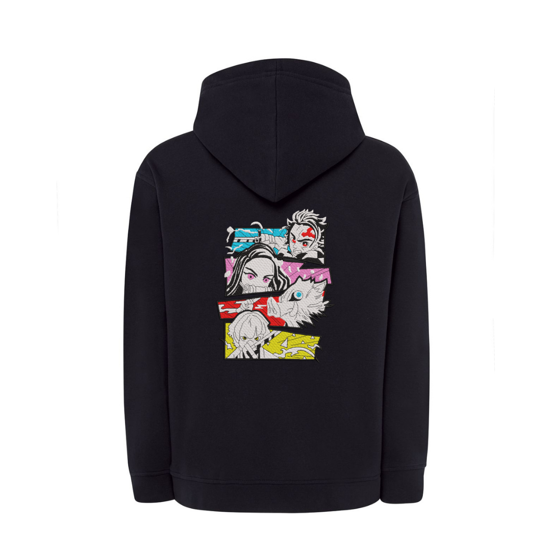 Inosuke Zenitsu Nezuko y Tanjiro 2