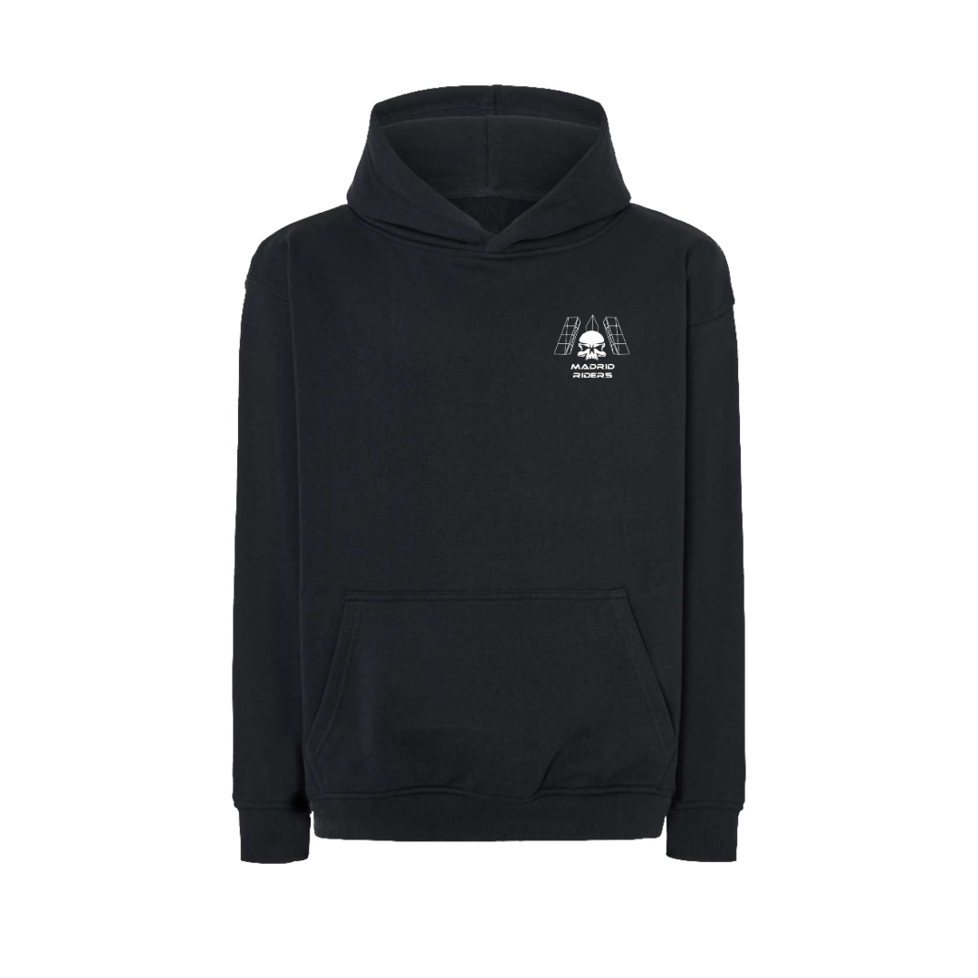 Sudadera Bordada Oversize Madrid Riders