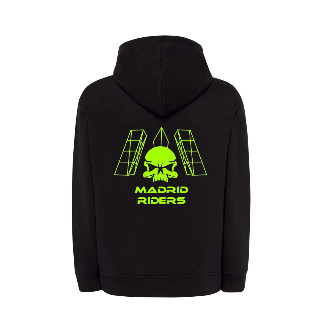 Sudadera Bordada Neón Madrid Riders