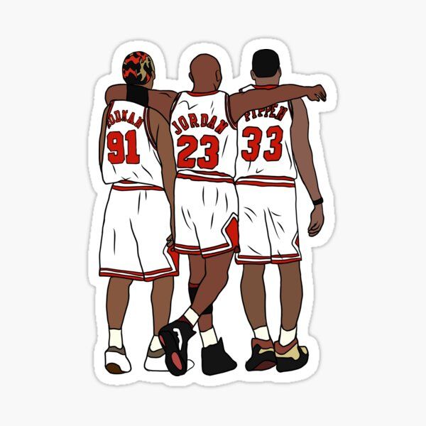 Rodman, Jordan & Pippen