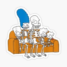 Esqueleto Sofa Simpsons